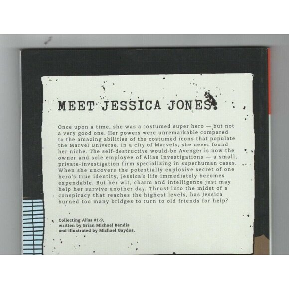 Jessica Jones Alias MAX Bendis Gaydos Vol. 1 Comic Explicit Content Graphic Book - Picture 3 of 10